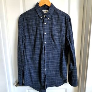 Taylor Stitch - Jack Shirt in Navy Slub - L/42